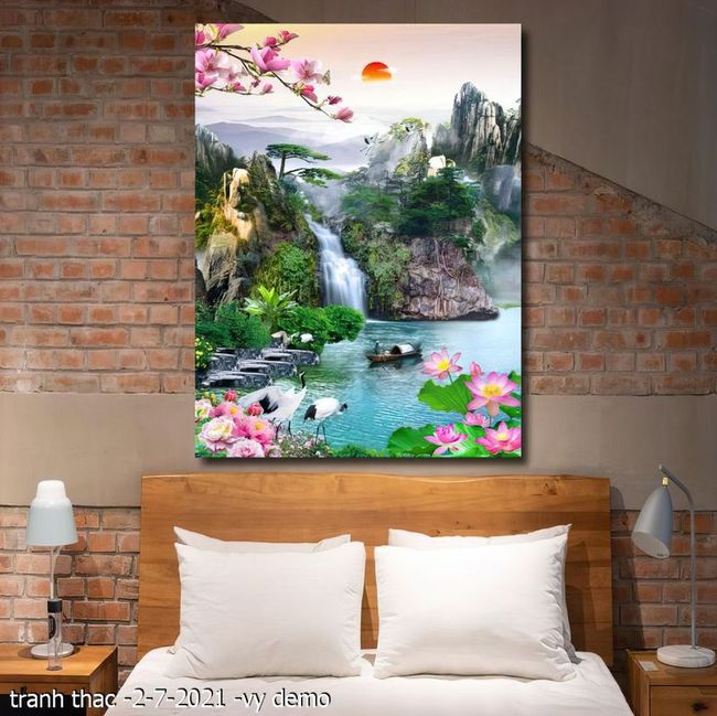 tranh phong thuy thac  2 7 2021  vy